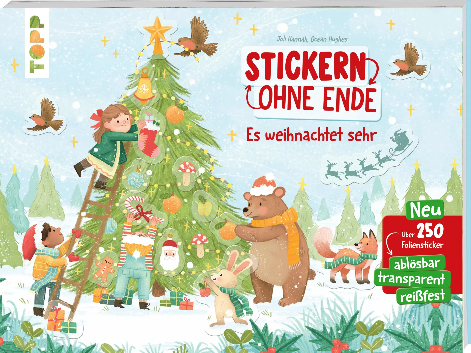 Cover: 9783735892386 | Stickern ohne Ende - Es weihnachtet sehr | Joli Hannah | Taschenbuch