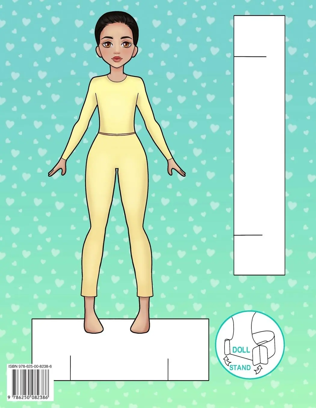 Rückseite: 9786250082386 | Muslim Paper Doll for Girls Ages 7-12; Cut, Color and Dress up | Buch