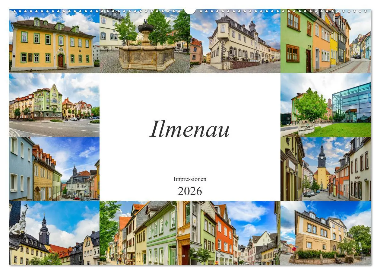 Cover: 9783457692486 | Ilmenau Impressionen (Wandkalender 2026 DIN A2 quer), CALVENDO...