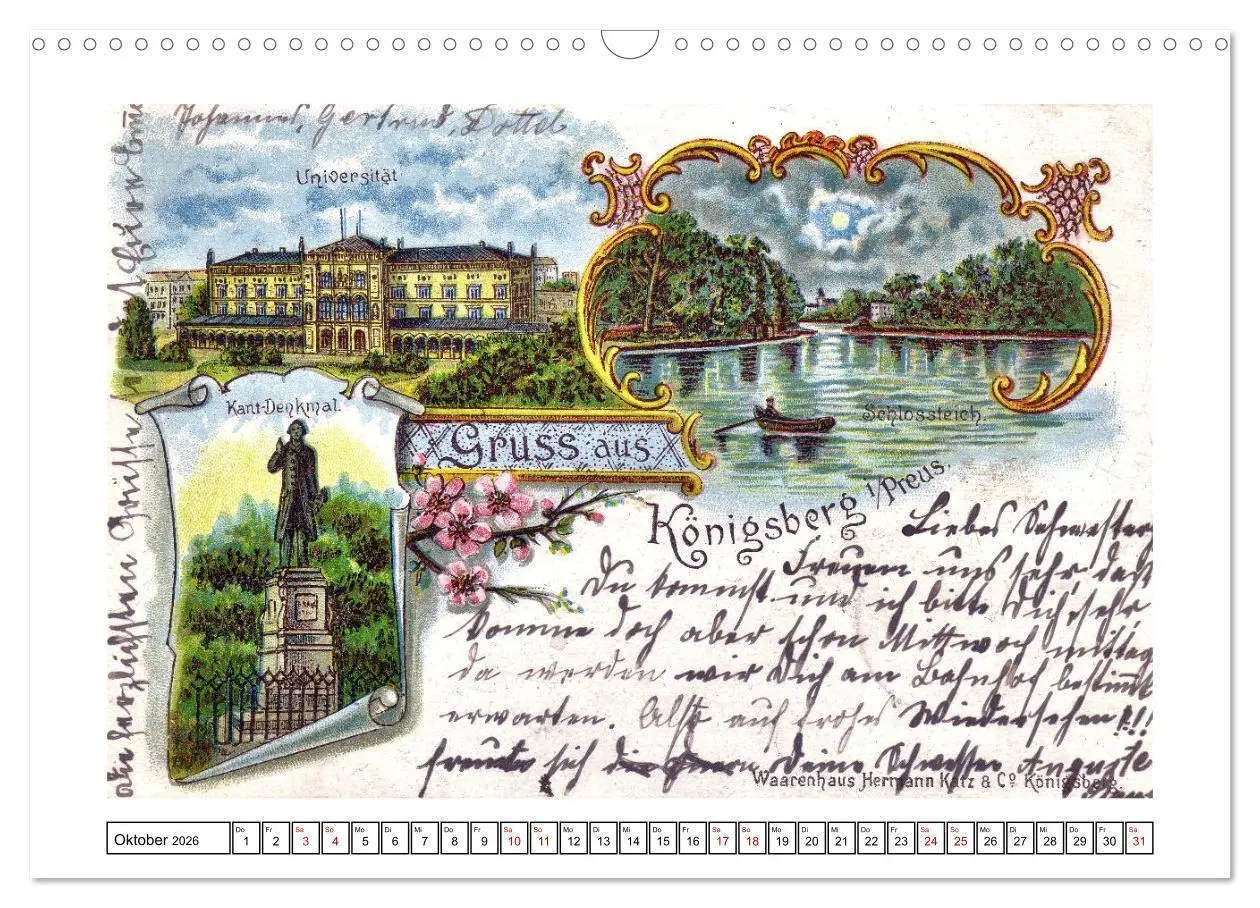 Bild: 9783457832486 | Gruss aus Königsberg (Wandkalender 2026 DIN A3 quer), CALVENDO...