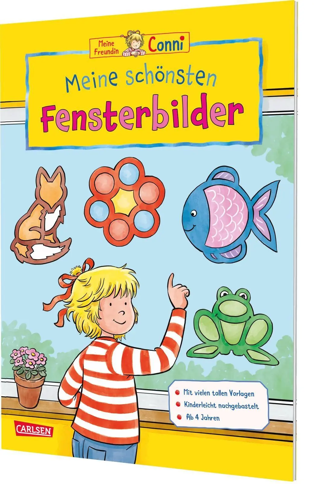 Cover: 9783551192486 | Conni Gelbe Reihe (Beschäftigungsbuch): Meine schönsten Fensterbilder