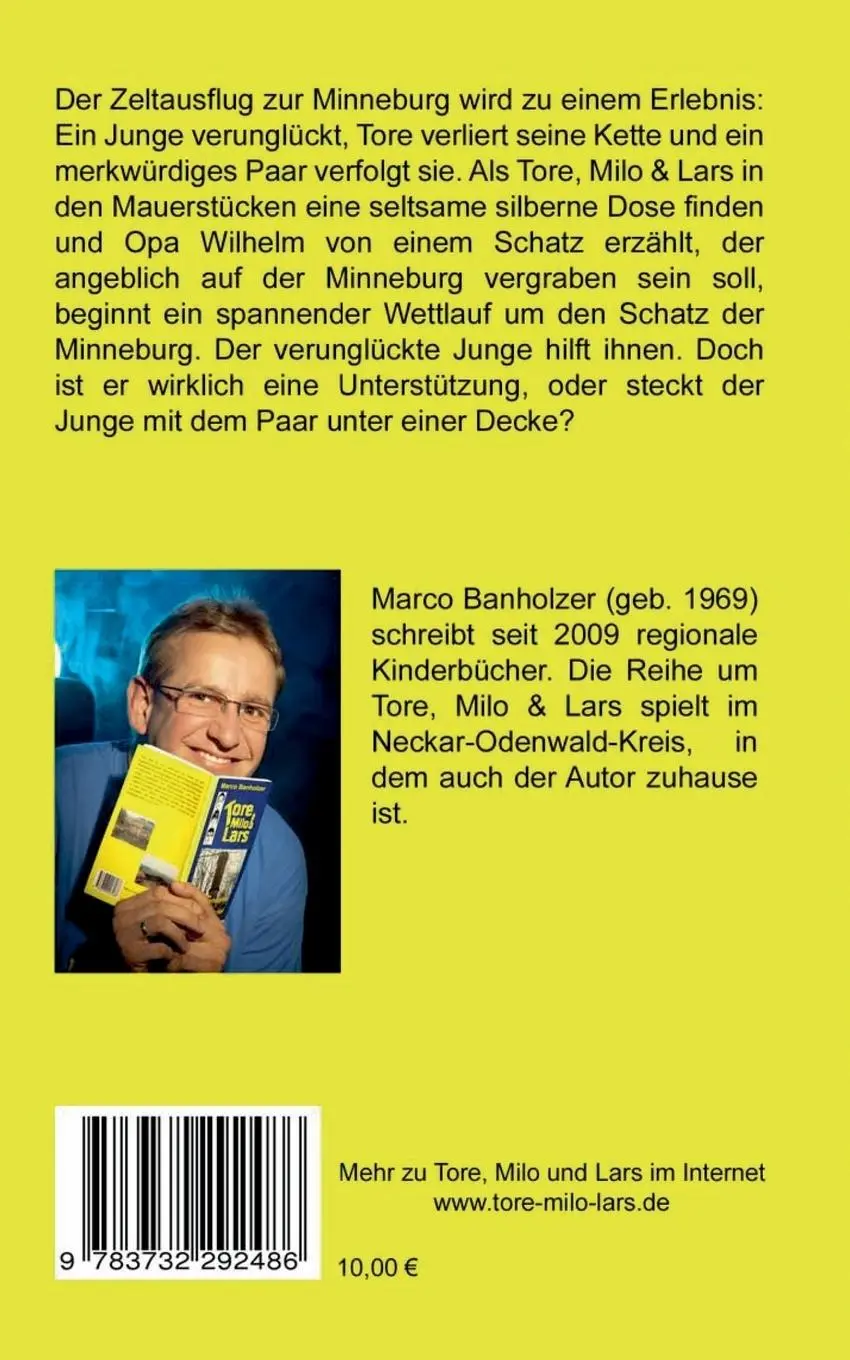Rückseite: 9783732292486 | Tore, Milo &amp; Lars - Der Schatz der Minneburg | Marco Banholzer | Buch