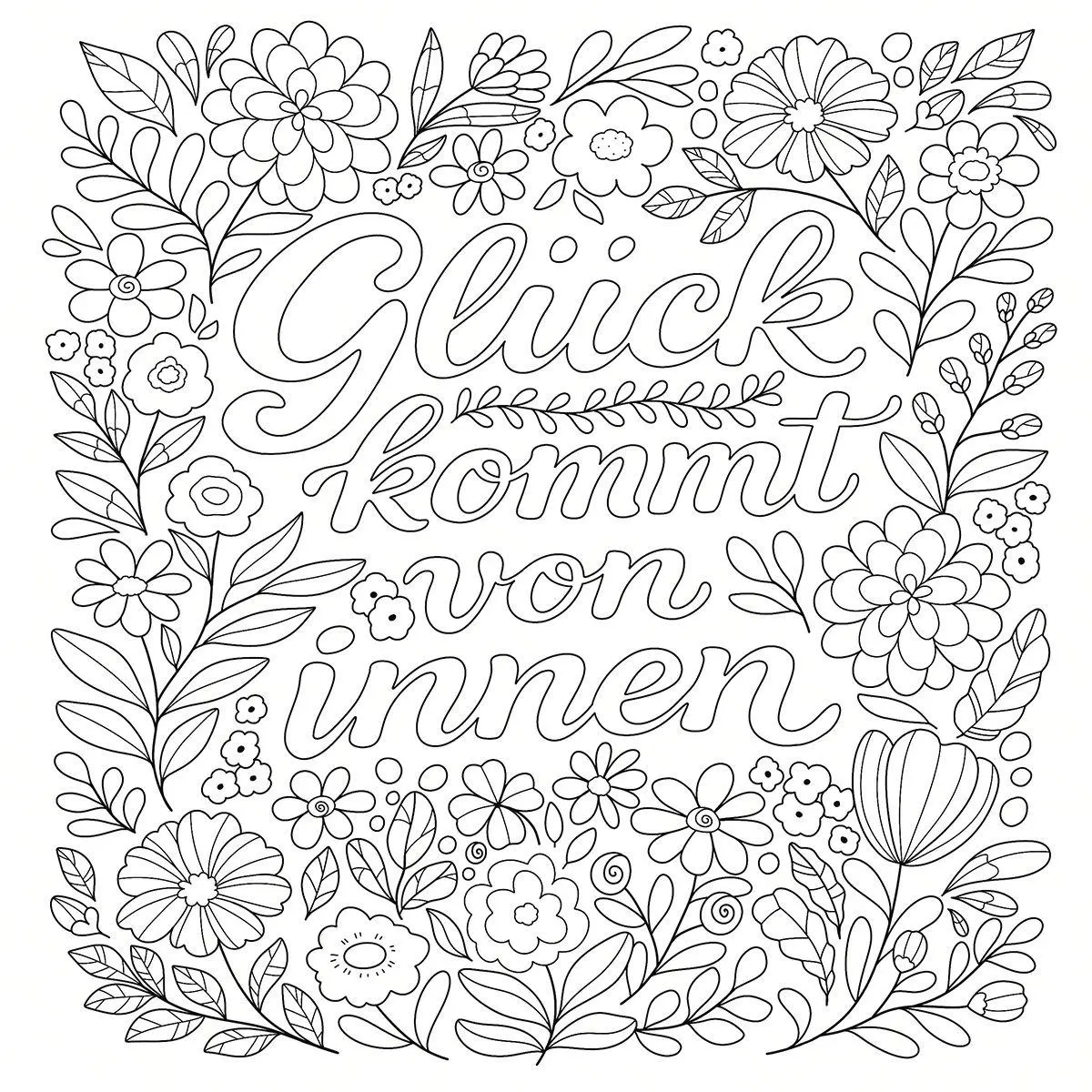 Bild: 9783735882486 | Nimm das Glück in die Hand | Das Gute-Laune-Ausmalbuch | Taschenbuch