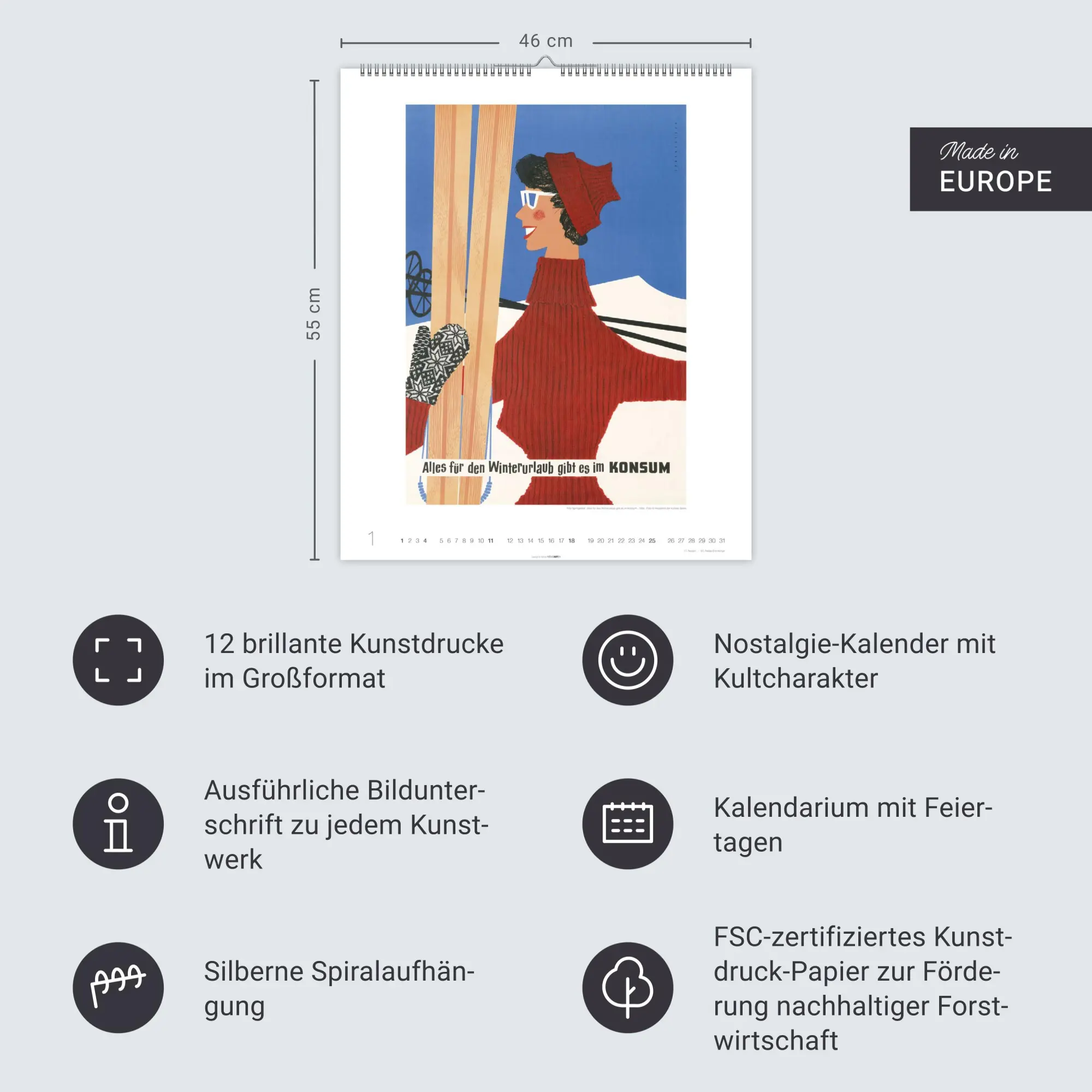 Bild: 9783839902486 | DDR-Plakate Edition Kalender 2026 | Kalender | Spiralbindung | 14 S.