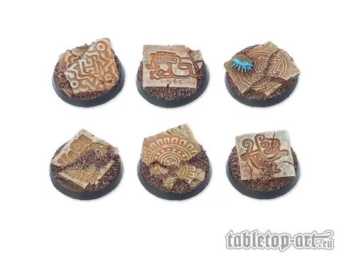Cover: 704270722586 | Lizard City Bases - 25mm (5) | Tabletop-Art | EAN 704270722586