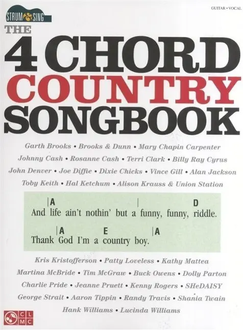 Cover: 9781480312586 | The 4-Chord Country Songbook | Hal Leonard Publishing Corporation