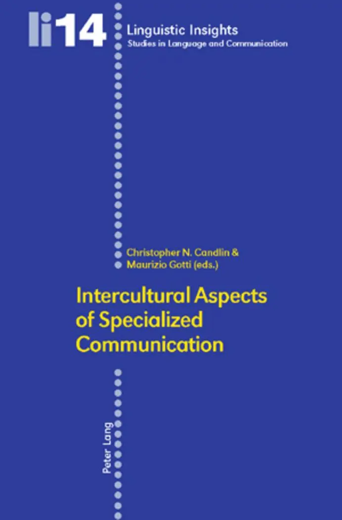 Intercultural Aspects of Specialized Communication-: Second Printing (Linguistic Insights)