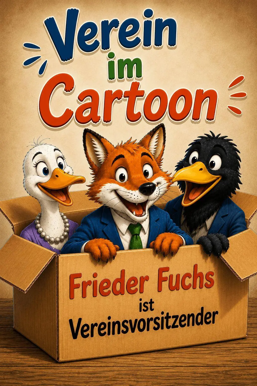 Cover: 9783945202586 | Verein im Cartoon | Frieder Fuchs ist Vereinsvorsitzender | Buch