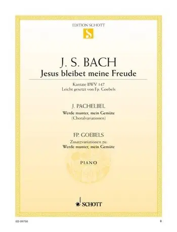 Cover: 9790001092586 | Jesus bleibet meine Freude / Werde munter, mein Gemüte | Bach | Buch