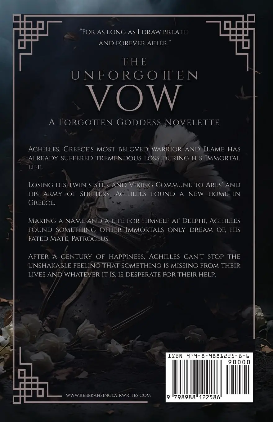Rückseite: 9798988122586 | The Unforgotten Vow | Rebekah Sinclair | Taschenbuch | Englisch | 2024