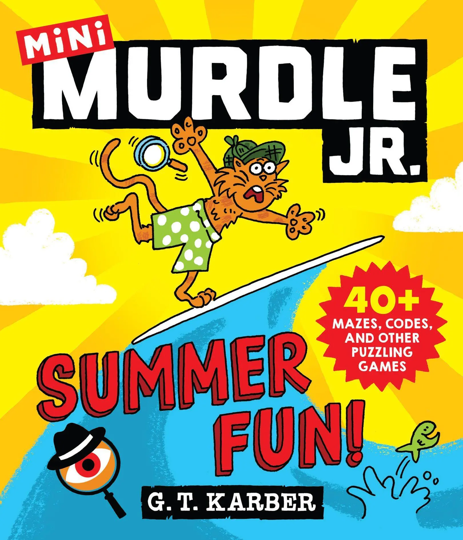 Cover: 9780316602686 | Murdle Jr.: Summer Fun! | 40+ Mazes, Codes, and Other Puzzling Games