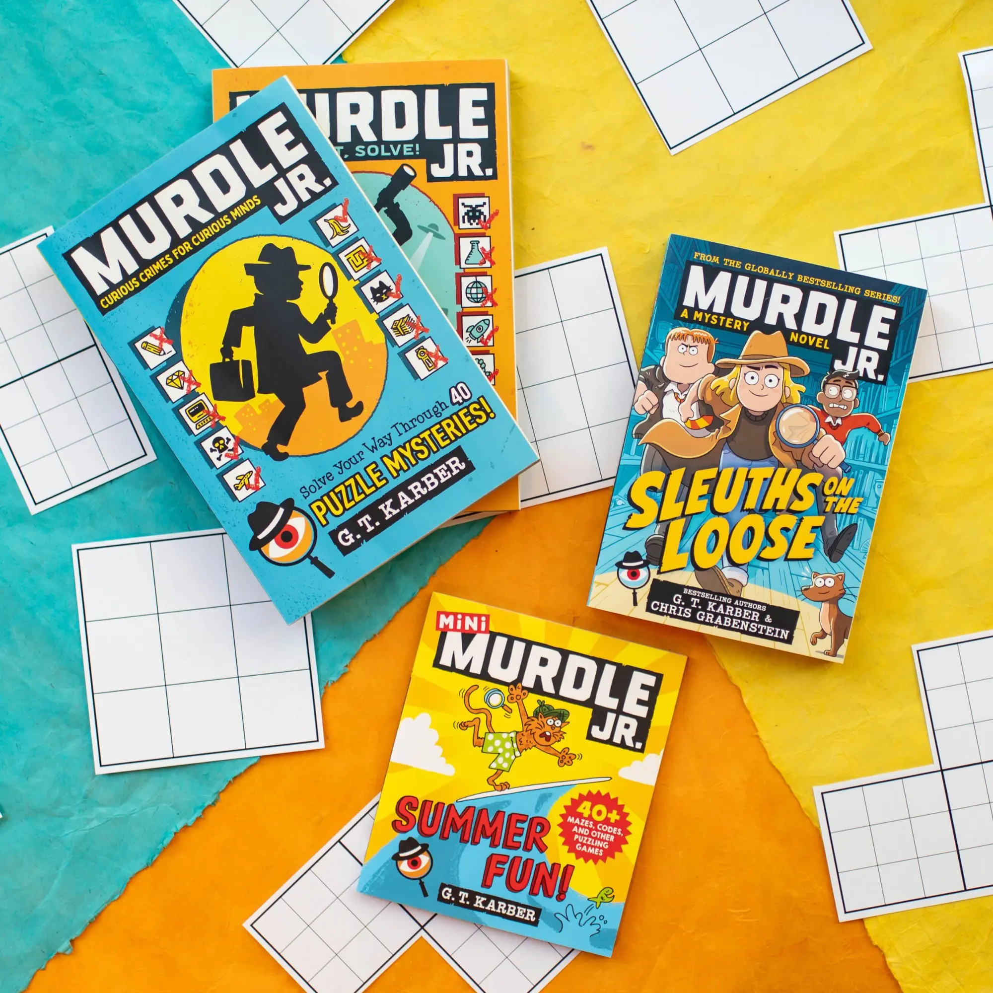 Bild: 9780316602686 | Murdle Jr.: Summer Fun! | 40+ Mazes, Codes, and Other Puzzling Games