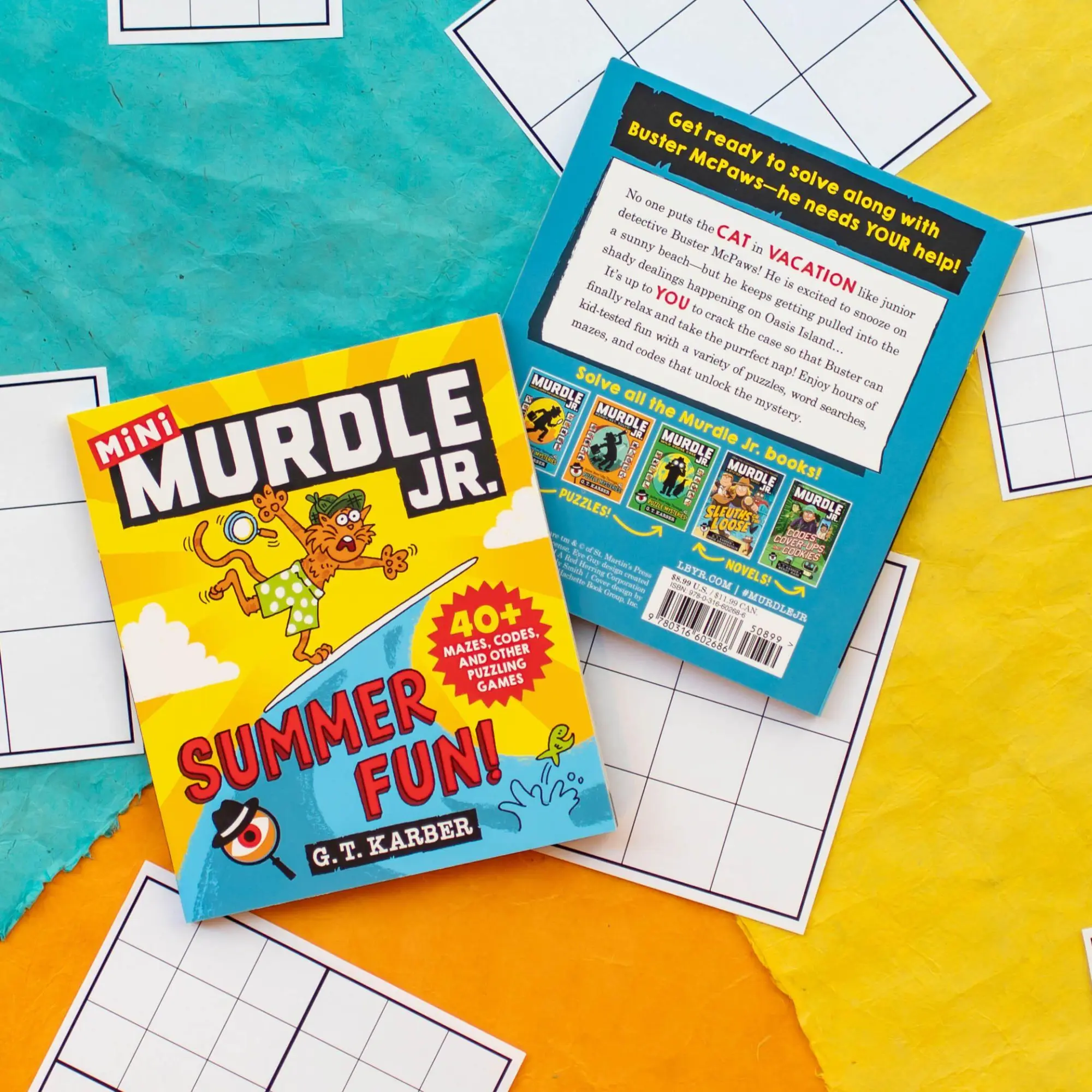 Bild: 9780316602686 | Murdle Jr.: Summer Fun! | 40+ Mazes, Codes, and Other Puzzling Games