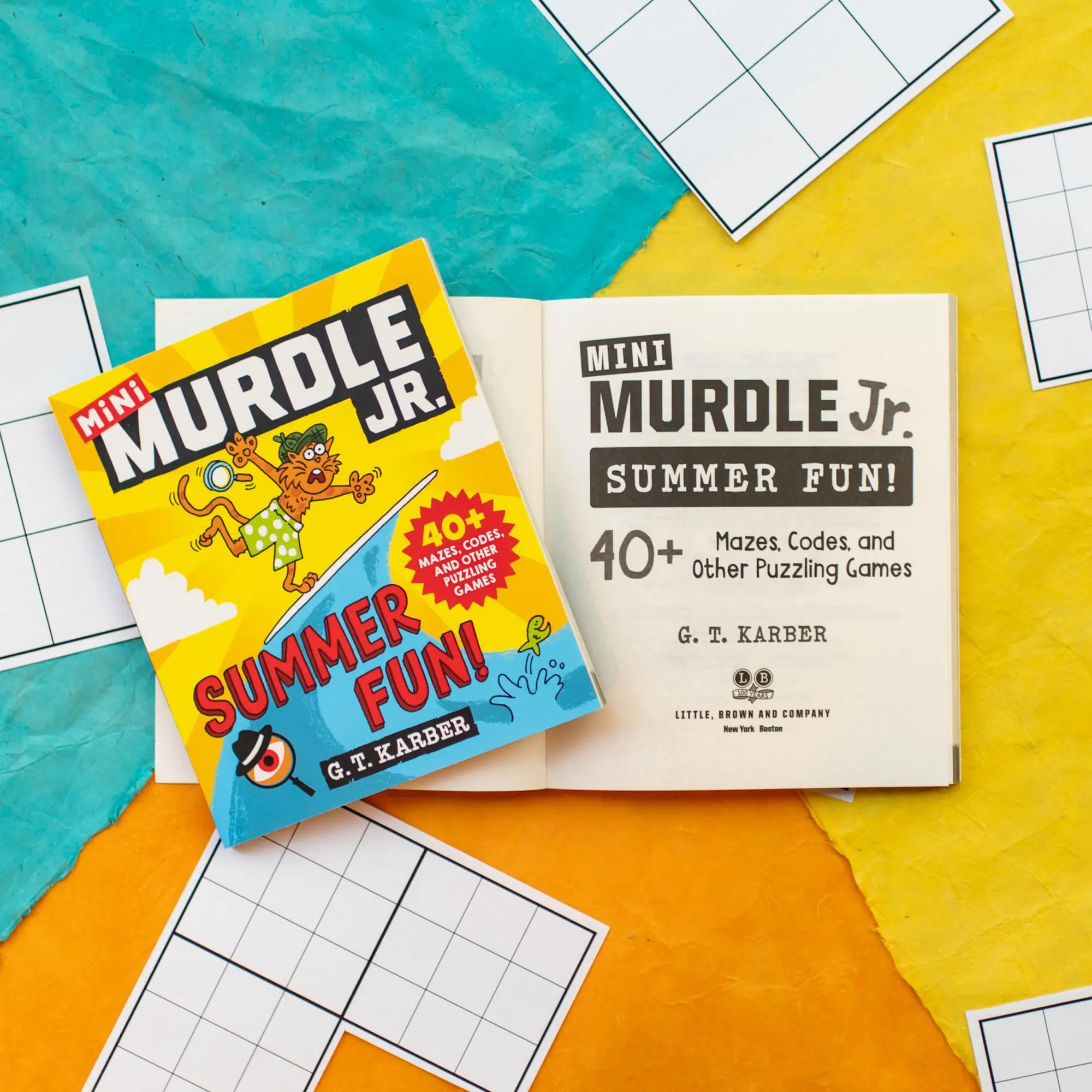 Bild: 9780316602686 | Murdle Jr.: Summer Fun! | 40+ Mazes, Codes, and Other Puzzling Games