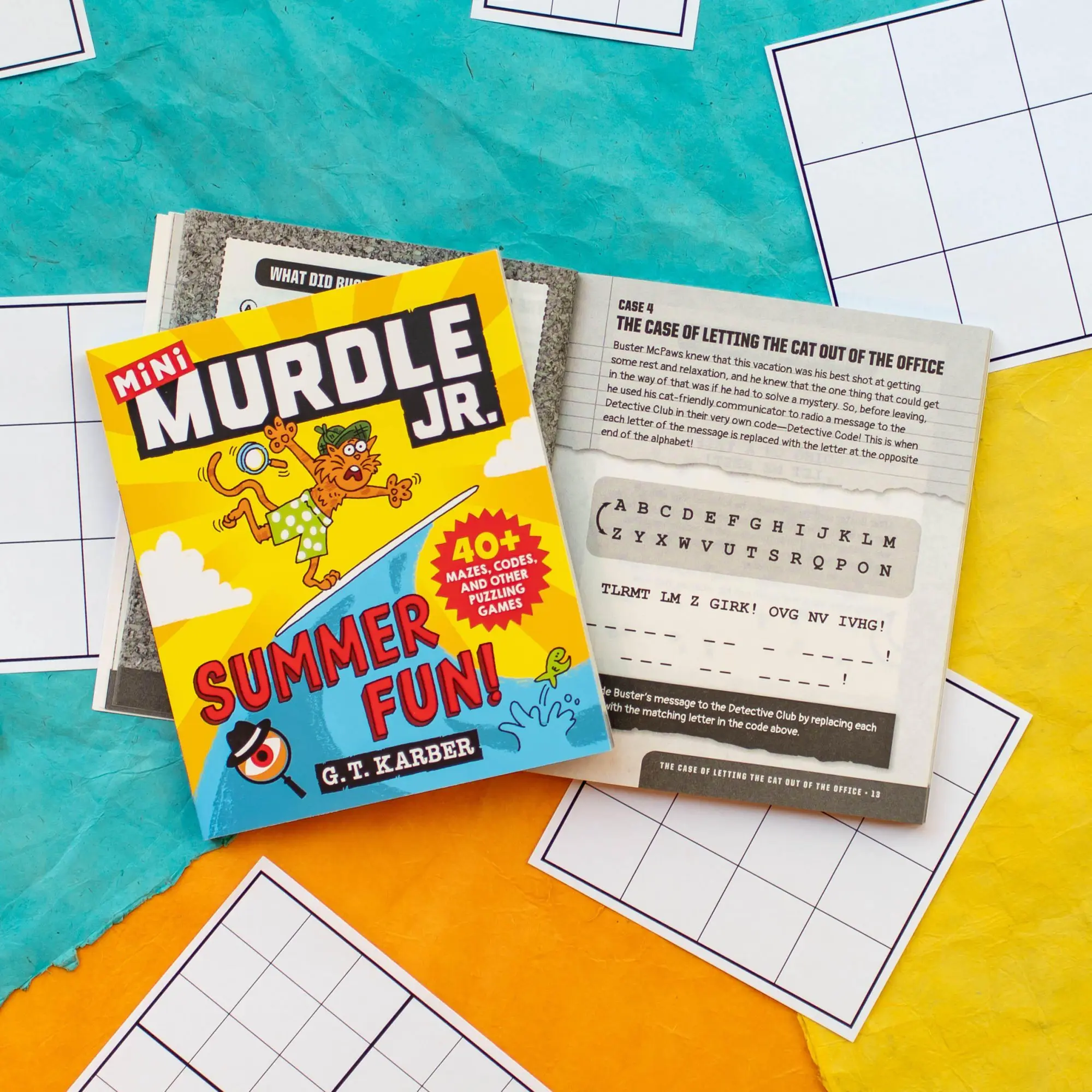 Bild: 9780316602686 | Murdle Jr.: Summer Fun! | 40+ Mazes, Codes, and Other Puzzling Games