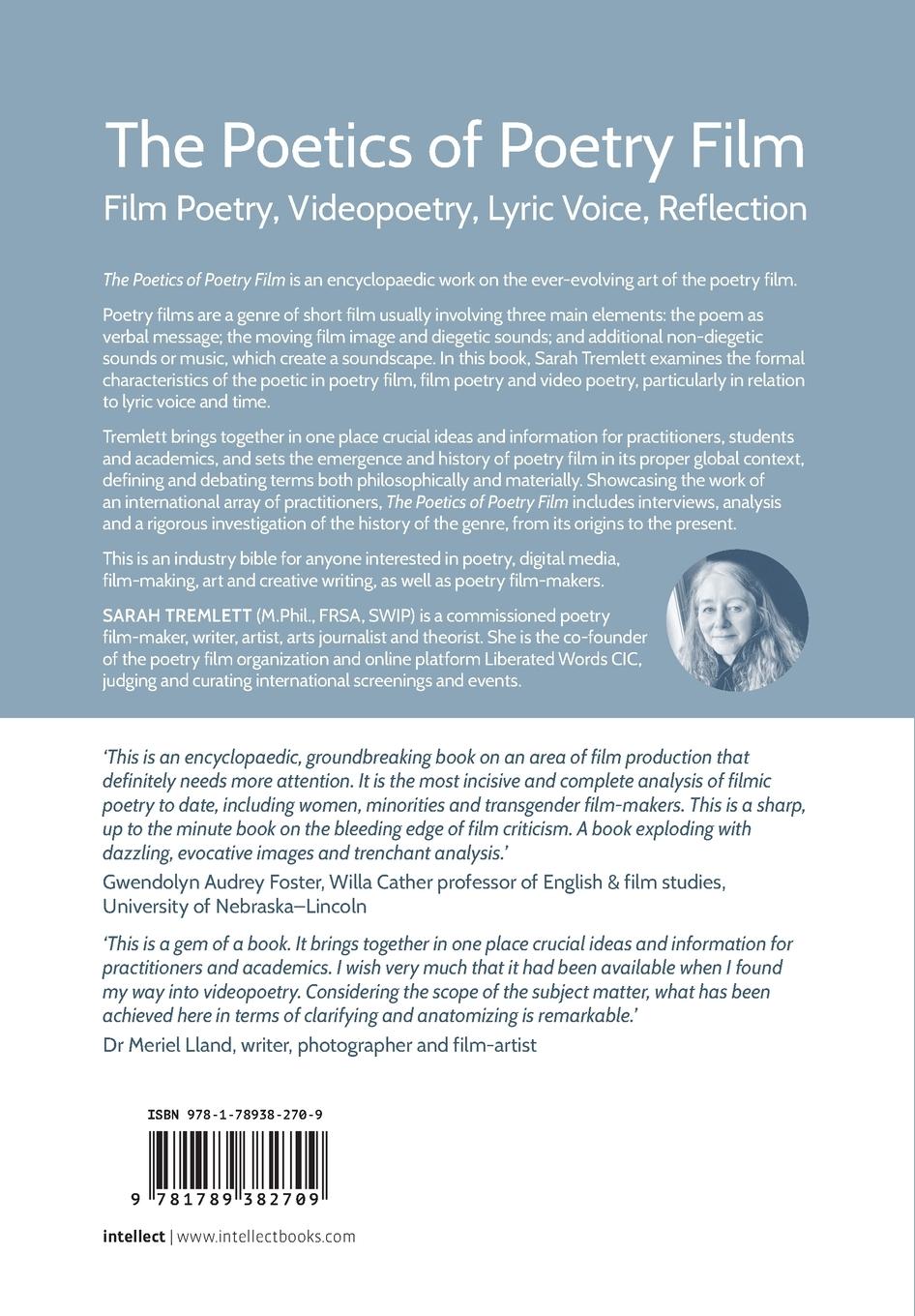 Rückseite: 9781789382686 | The Poetics of Poetry Film | Sarah Tremlett | Taschenbuch | Englisch