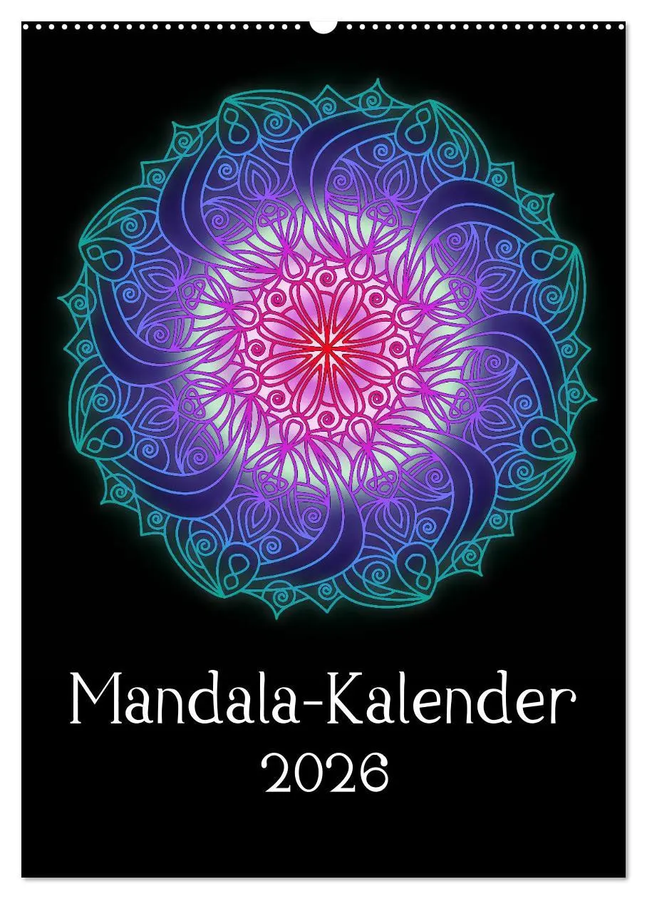 Cover: 9783516382686 | Mandala-Kalender 2026 (Wandkalender 2026 DIN A2 hoch), CALVENDO...