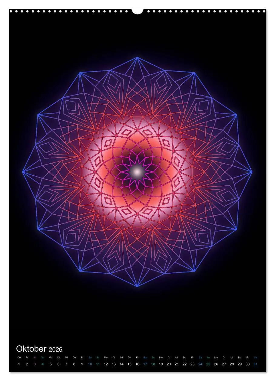 Bild: 9783516382686 | Mandala-Kalender 2026 (Wandkalender 2026 DIN A2 hoch), CALVENDO...