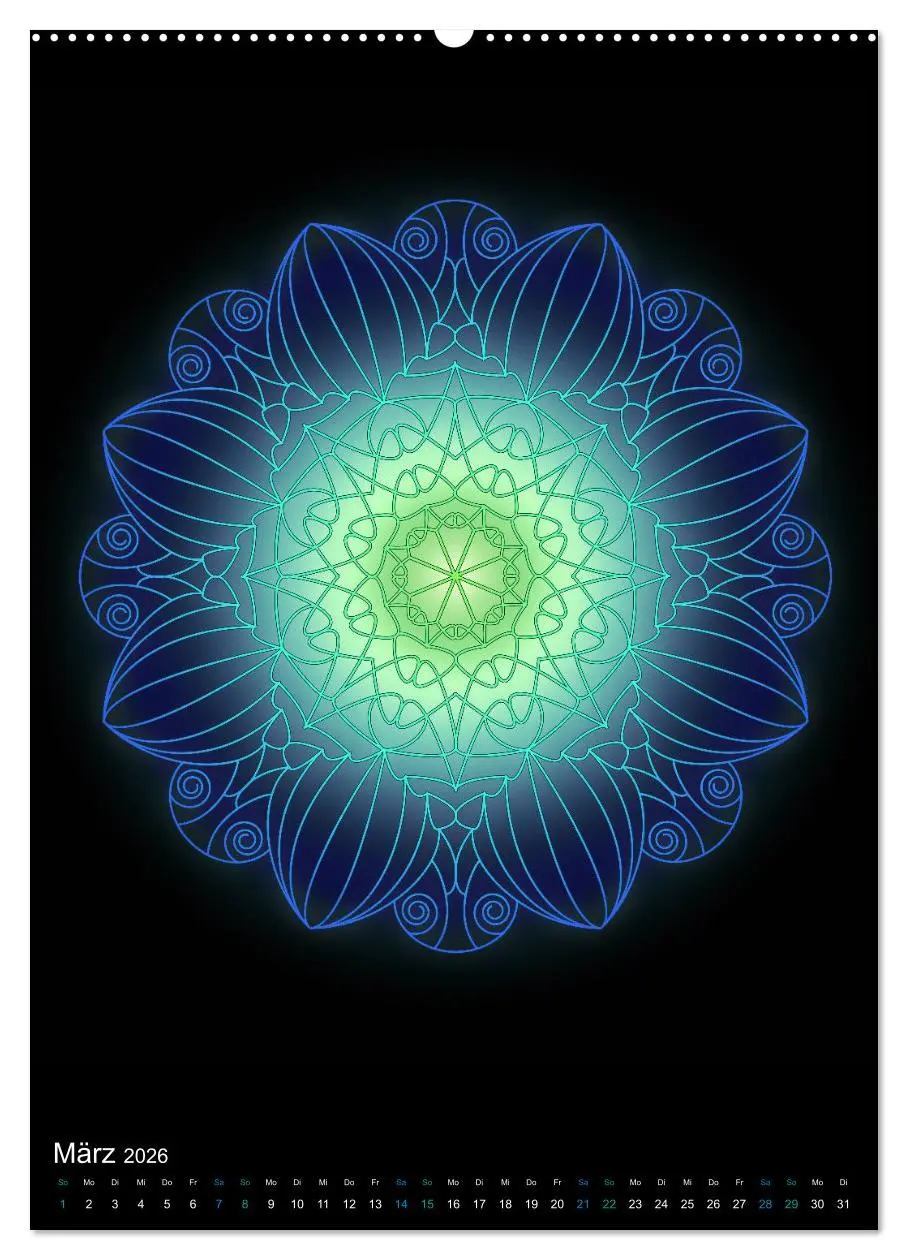 Bild: 9783516382686 | Mandala-Kalender 2026 (Wandkalender 2026 DIN A2 hoch), CALVENDO...