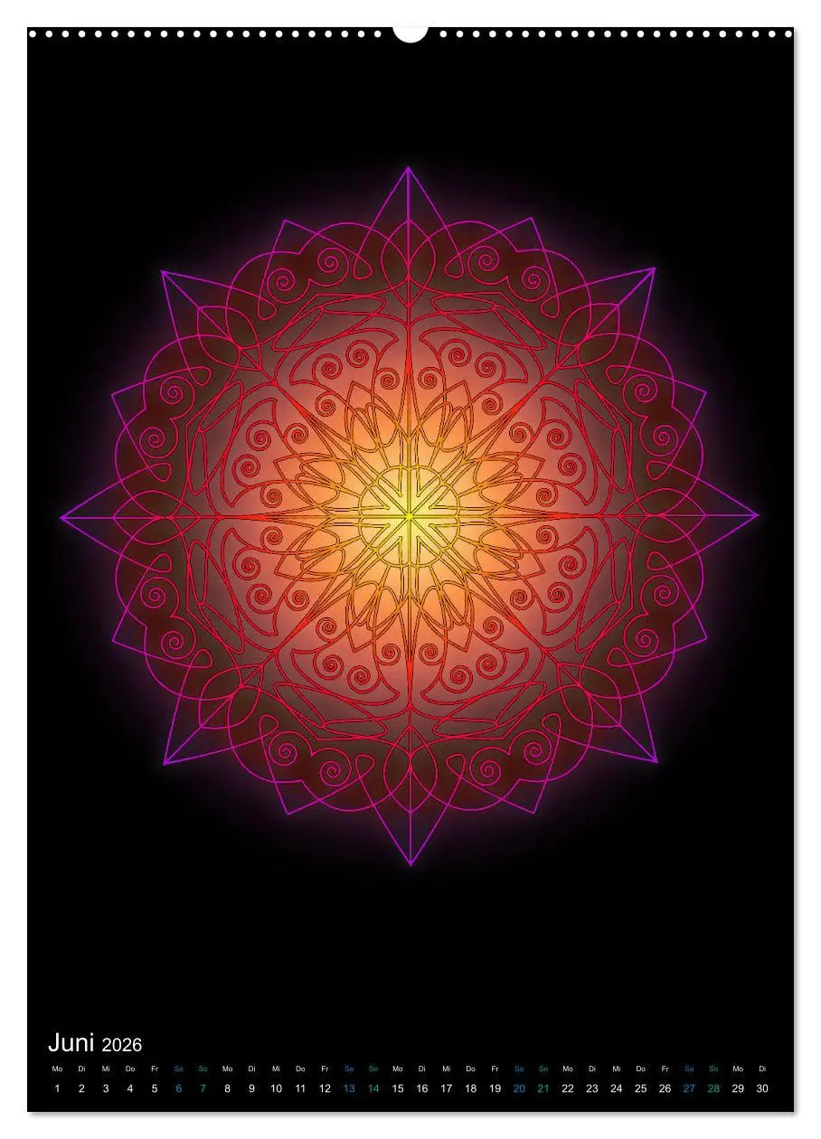 Bild: 9783516382686 | Mandala-Kalender 2026 (Wandkalender 2026 DIN A2 hoch), CALVENDO...