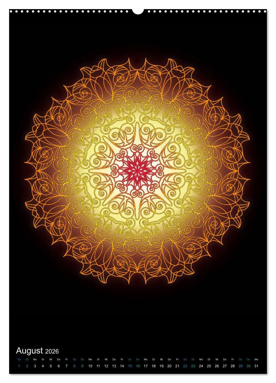 Bild: 9783516382686 | Mandala-Kalender 2026 (Wandkalender 2026 DIN A2 hoch), CALVENDO...