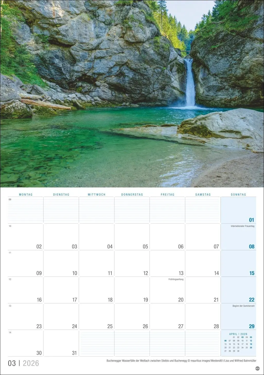 Bild: 9783756412686 | Allgäu Planer 2026 | Kalender | 13 S. | Deutsch | 2026 | Heye