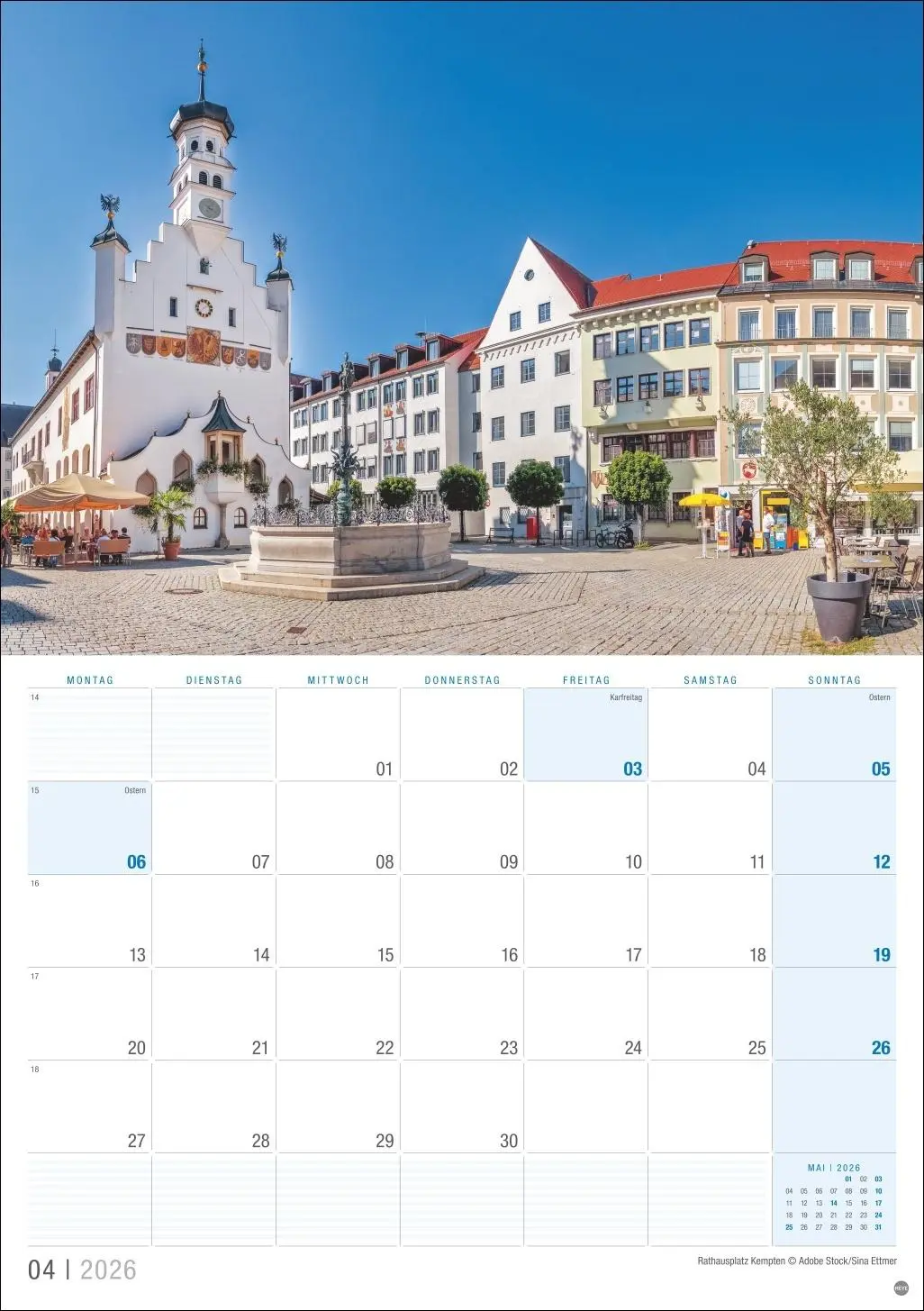 Bild: 9783756412686 | Allgäu Planer 2026 | Kalender | 13 S. | Deutsch | 2026 | Heye