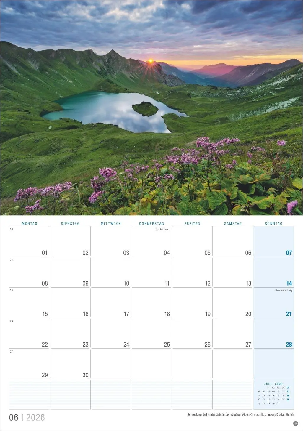 Bild: 9783756412686 | Allgäu Planer 2026 | Kalender | 13 S. | Deutsch | 2026 | Heye