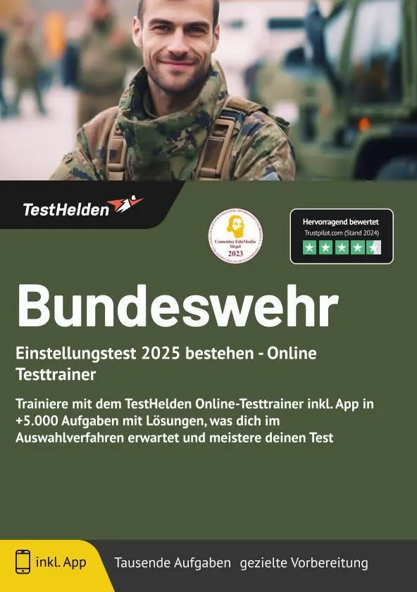 Cover: 9783988172686 | Bundeswehr Einstellungstest 2024 bestehen - Online Testtrainer -...