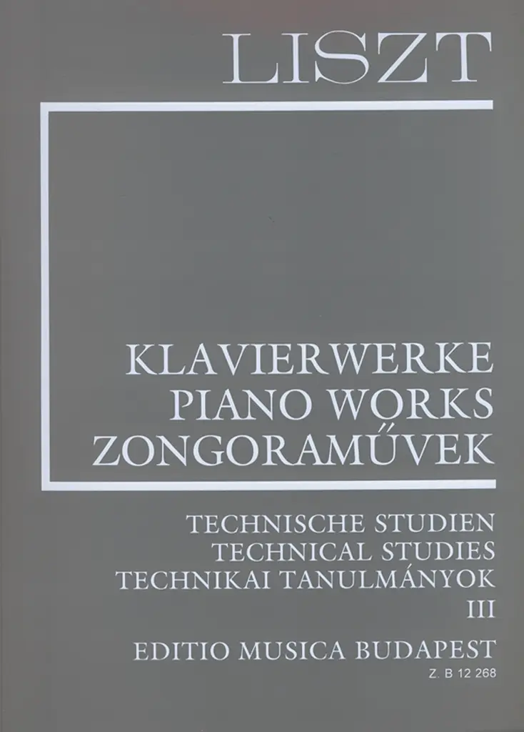 Cover: 9790080122686 | Technische Studien III | Franz Liszt | EMB Liszt Works | Buch | 1983