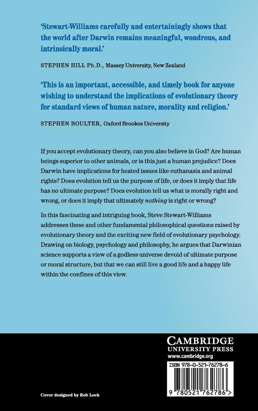 Rückseite: 9780521762786 | Darwin, God and the Meaning of Life | Steve Stewart-Williams | Buch