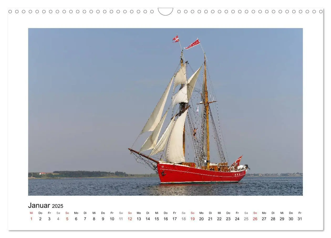 Bild: 9783435332786 | Segelschiffe auf dem Limfjord (Wandkalender 2025 DIN A3 quer),...