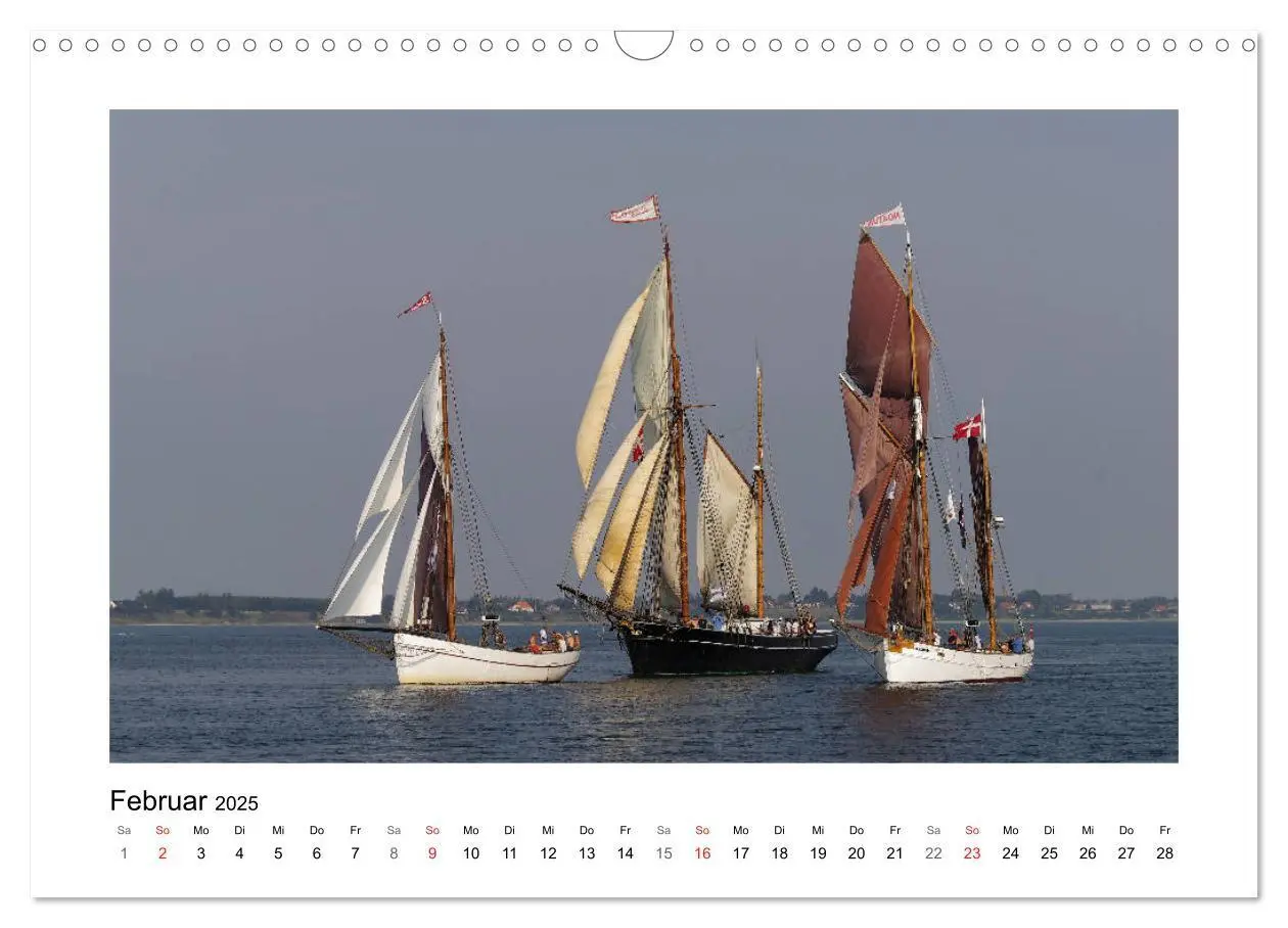 Bild: 9783435332786 | Segelschiffe auf dem Limfjord (Wandkalender 2025 DIN A3 quer),...