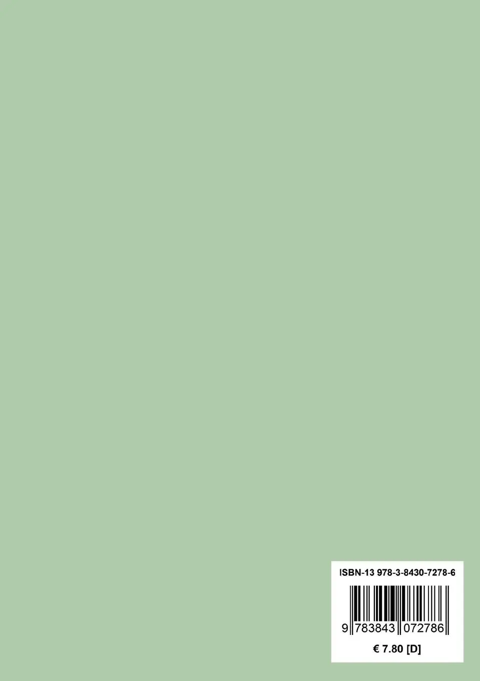Rückseite: 9783843072786 | Die mißbrauchten Liebesbriefe | Gottfried Keller | Taschenbuch | 68 S.