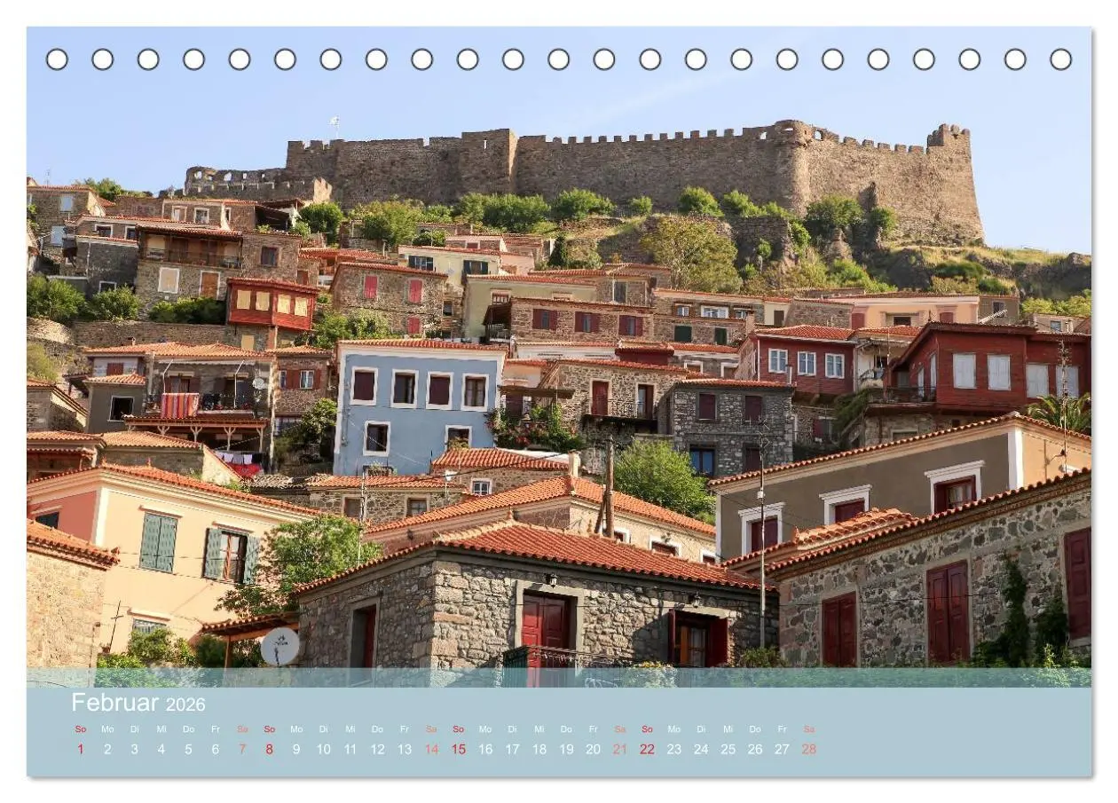 Bild: 9783516122886 | Lesbos - Inselimpressionen (Tischkalender 2026 DIN A5 quer),...