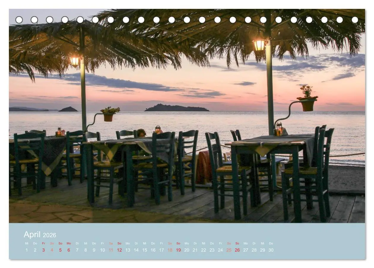 Bild: 9783516122886 | Lesbos - Inselimpressionen (Tischkalender 2026 DIN A5 quer),...