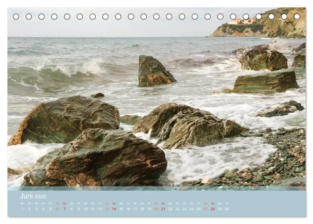 Bild: 9783516122886 | Lesbos - Inselimpressionen (Tischkalender 2026 DIN A5 quer),...