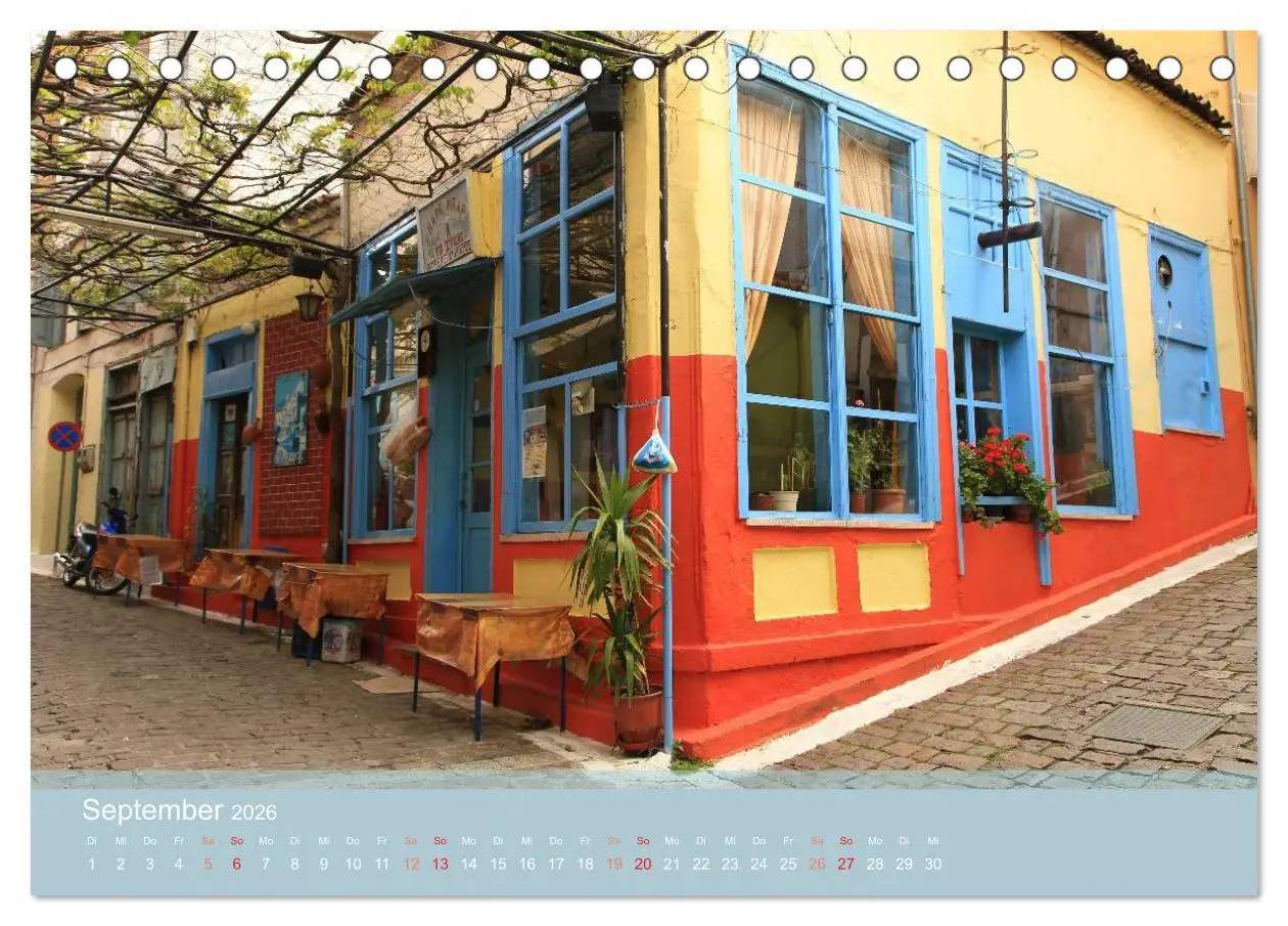 Bild: 9783516122886 | Lesbos - Inselimpressionen (Tischkalender 2026 DIN A5 quer),...