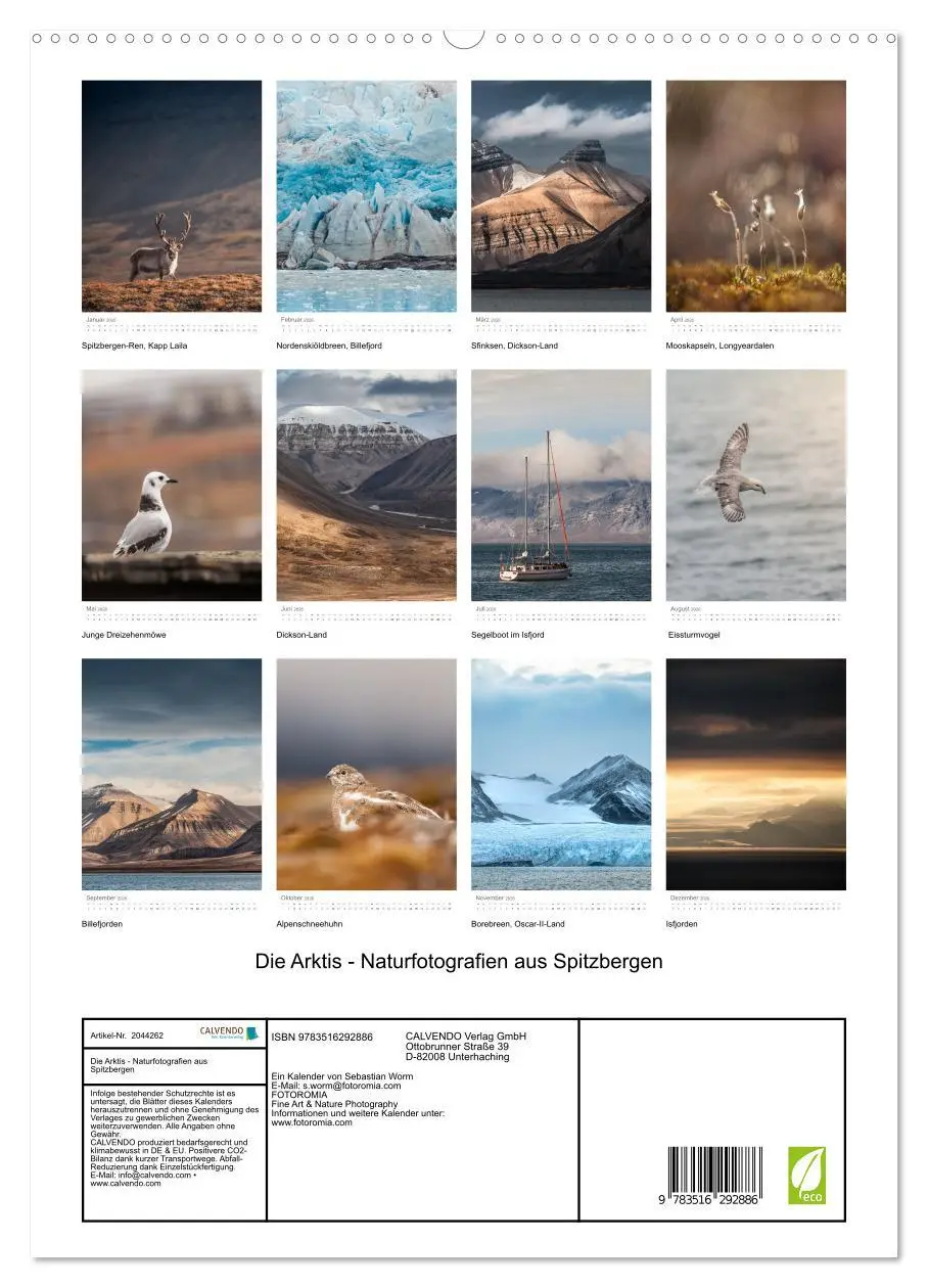 Bild: 9783516292886 | Die Arktis - Naturfotografien aus Spitzbergen (hochwertiger Premium...