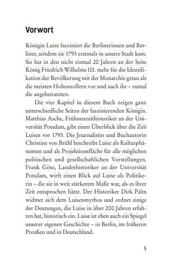 Bild: 9783814802886 | Königin Luise in Berlin | Matthias Asche (u. a.) | Buch | BeBra MINI