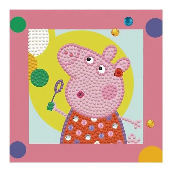 Bild: 4895225932986 | Diamond Dotz Peppa Pig Seifenblasen | Kit (Bastelset) | 2593298 | 2024