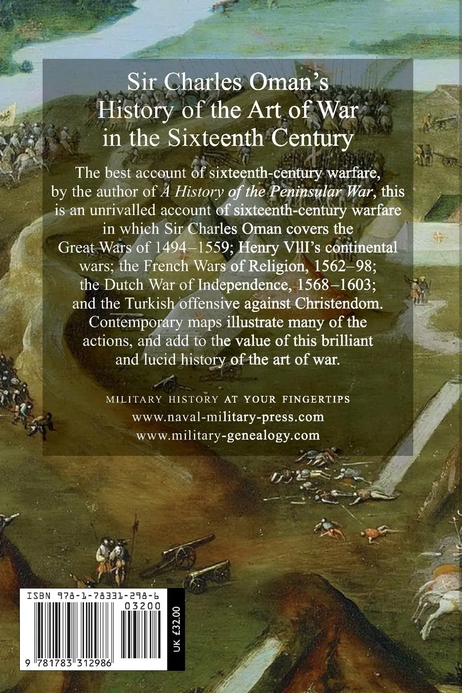 Rückseite: 9781783312986 | Sir Charles Oman's The History of the Art of War in the Sixteenth...