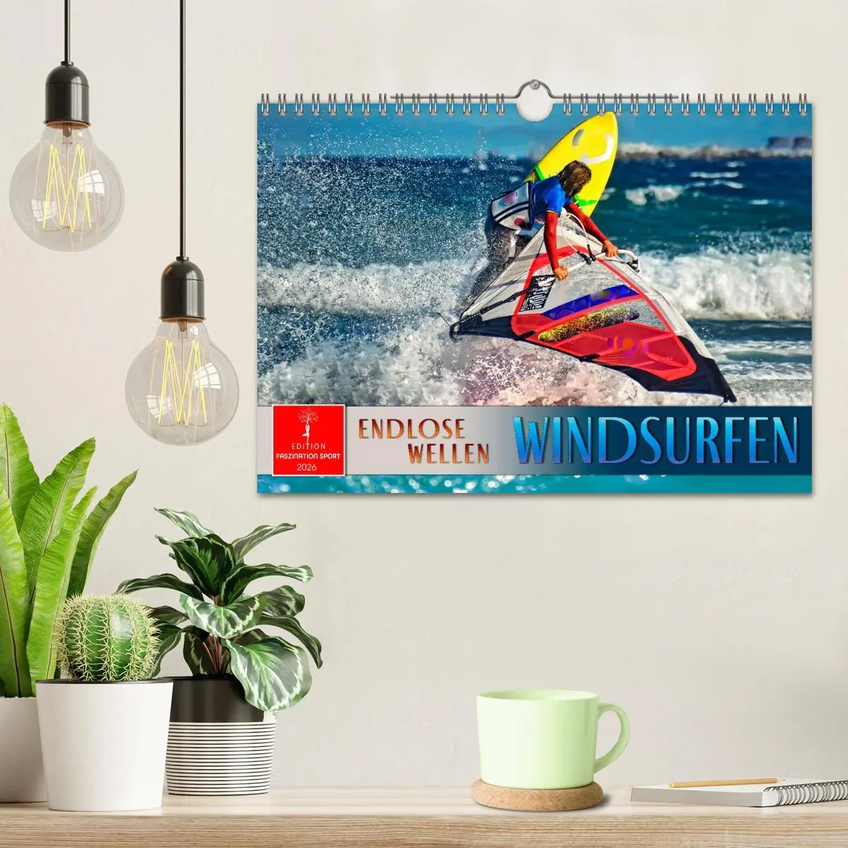 Bild: 9783457262986 | Windsurfen - endlose Wellen (Wandkalender 2026 DIN A4 quer),...