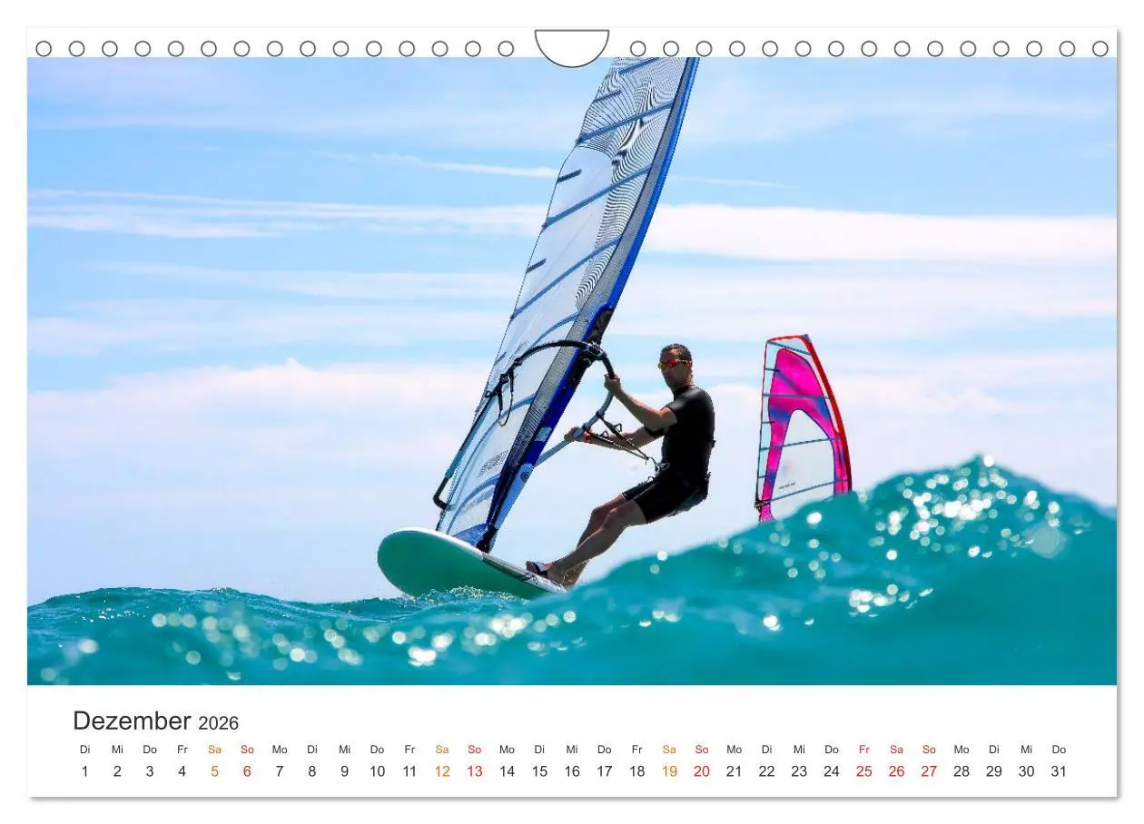 Bild: 9783457262986 | Windsurfen - endlose Wellen (Wandkalender 2026 DIN A4 quer),...