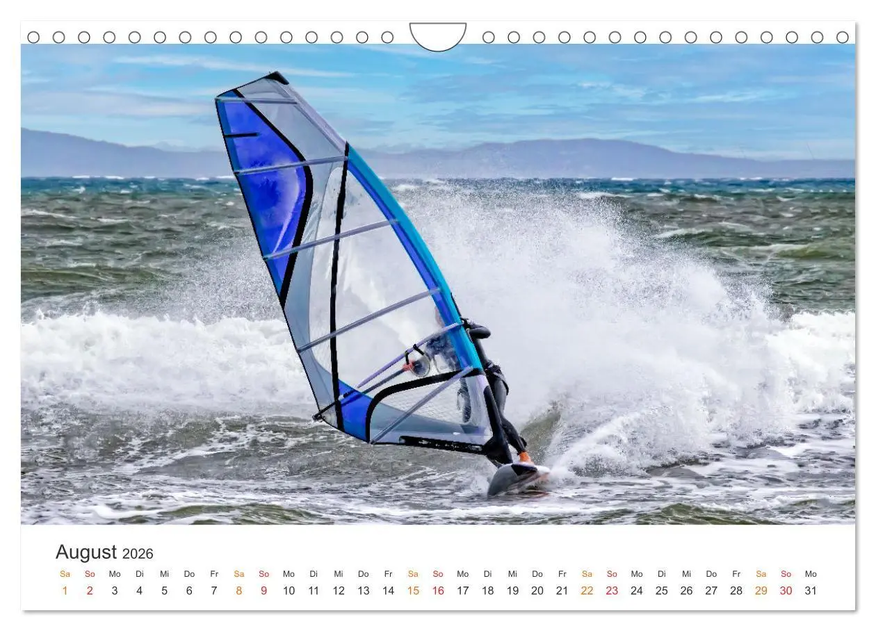 Bild: 9783457262986 | Windsurfen - endlose Wellen (Wandkalender 2026 DIN A4 quer),...