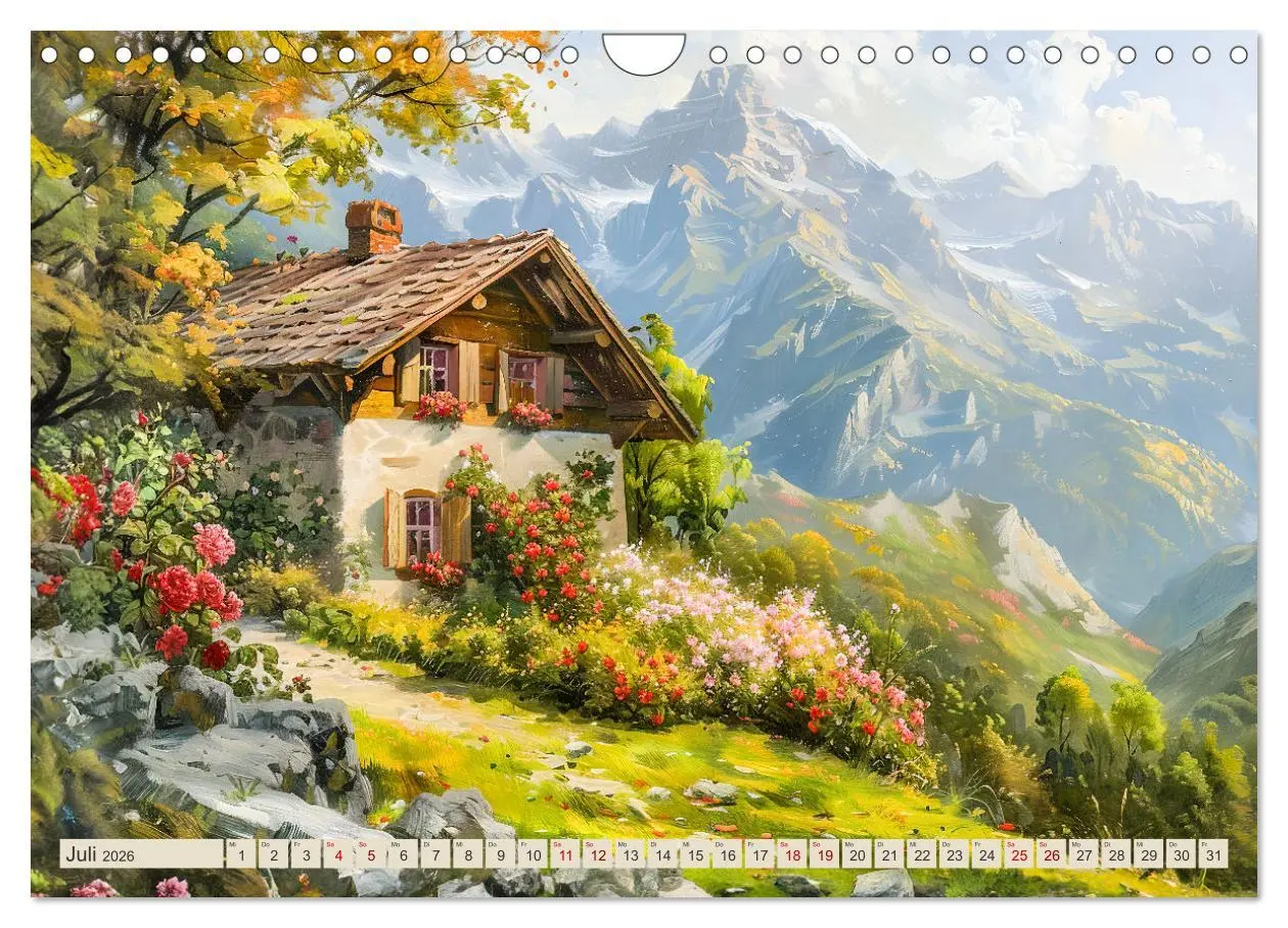 Bild: 9783457332986 | Kleine Cottages - Romantische Fantasiehäuschen (Wandkalender 2026...