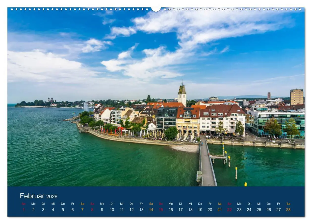 Bild: 9783457882986 | Ansichten vom Bodensee (Wandkalender 2026 DIN A2 quer), CALVENDO...