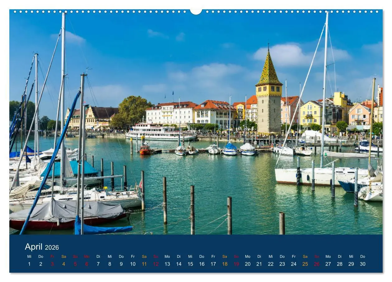 Bild: 9783457882986 | Ansichten vom Bodensee (Wandkalender 2026 DIN A2 quer), CALVENDO...