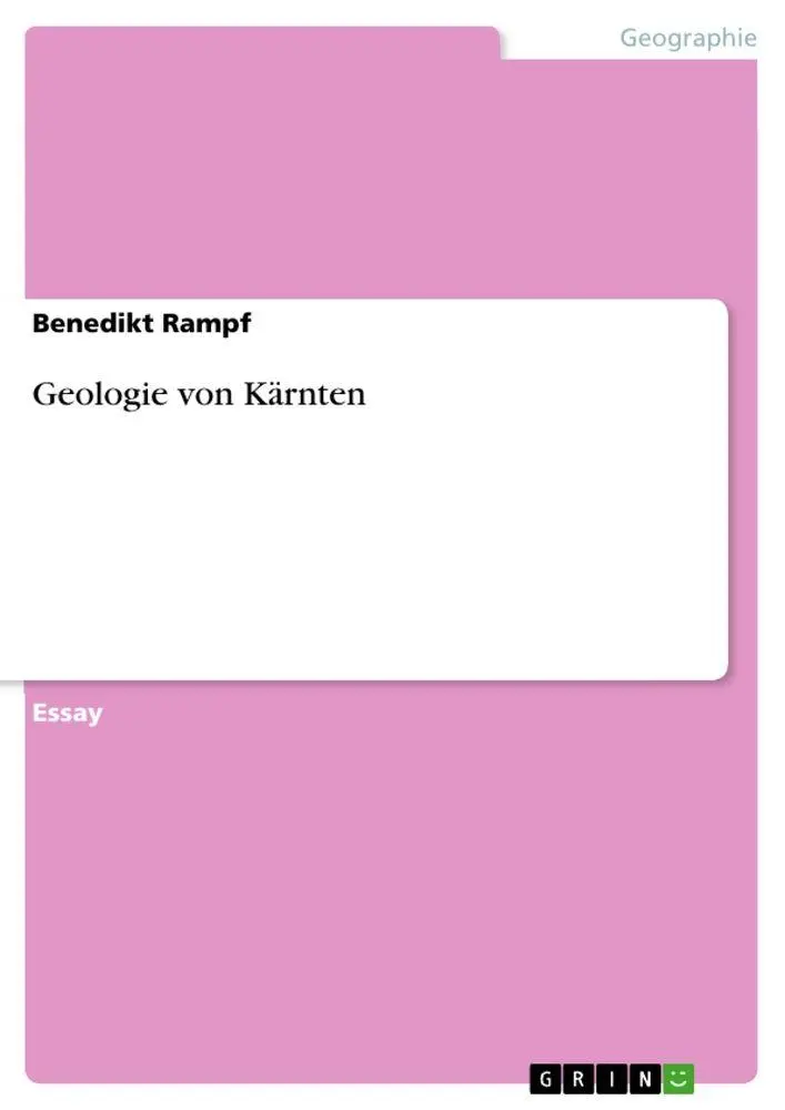Cover: 9783640482986 | Geologie von Kärnten | Benedikt Rampf | Taschenbuch | 12 S. | Deutsch