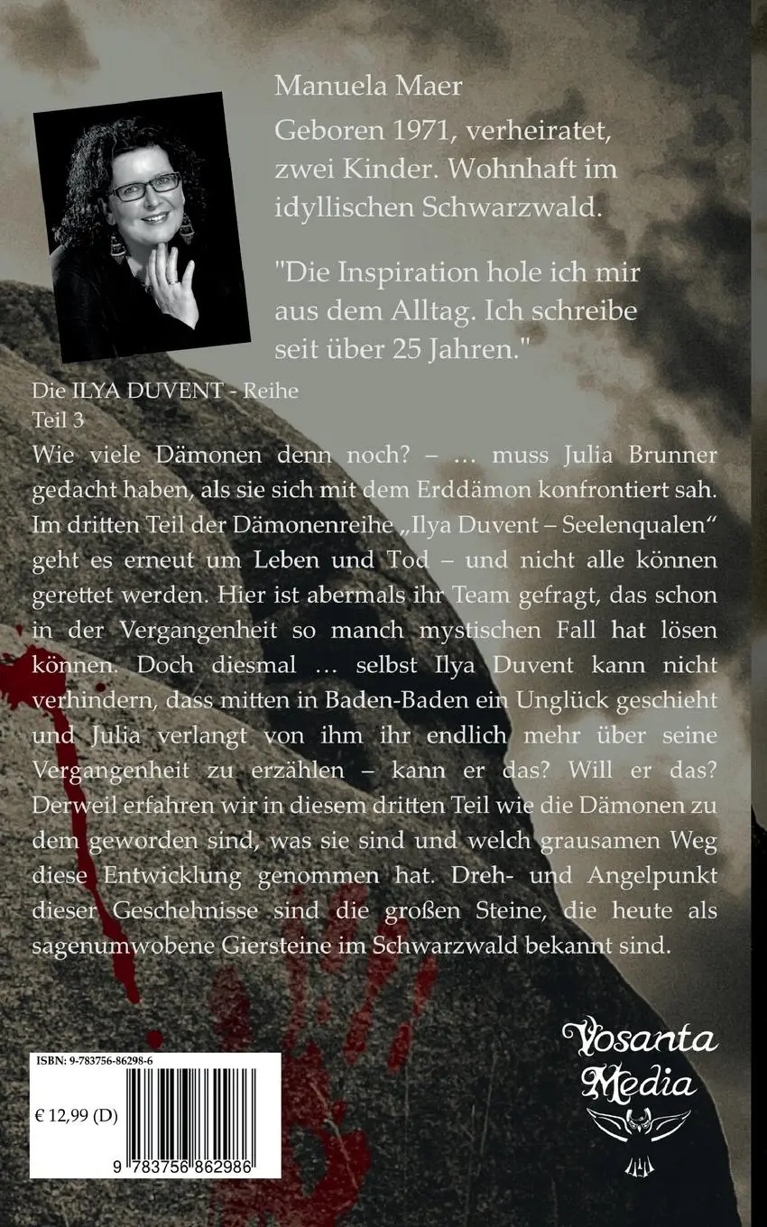 Rückseite: 9783756862986 | Ilya Duvent | Seelenqualen | Manuela Maer | Taschenbuch | Ilya Duvent